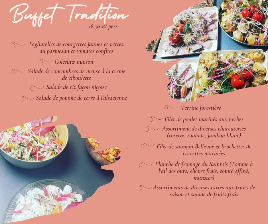 Buffet Tradition - 16.50 € /Personne